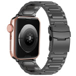 I-Shaped Titanium Metal Watch Band, For Apple Watch SE 40mm, For Apple Watch SE 44mm, For Apple Watch Series 6 40mm, For Apple Watch Series 6 44mm, For Apple Watch Series 5 44mm, For Apple Watch Series 5 40mm, For Apple Watch Series 4 44mm             ...