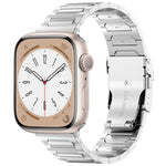 I-Shaped Titanium Metal Watch Band, For Apple Watch SE 40mm, For Apple Watch SE 44mm, For Apple Watch Series 6 40mm, For Apple Watch Series 6 44mm, For Apple Watch Series 5 44mm, For Apple Watch Series 5 40mm, For Apple Watch Series 4 44mm             ...