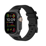 Loners液体シリコンウォッチバンド、Apple Watch SE 2023 44mm用、Apple Watch Ultra 2 49mm用、Apple Watch Series 9 45mm用