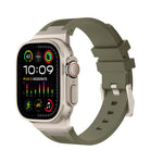 Loners液体シリコンウォッチバンド、Apple Watch SE 2023 44mm用、Apple Watch Ultra 2 49mm用、Apple Watch Series 9 45mm用