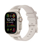 Loners液体シリコンウォッチバンド、Apple Watch SE 2023 44mm用、Apple Watch Ultra 2 49mm用、Apple Watch Series 9 45mm用