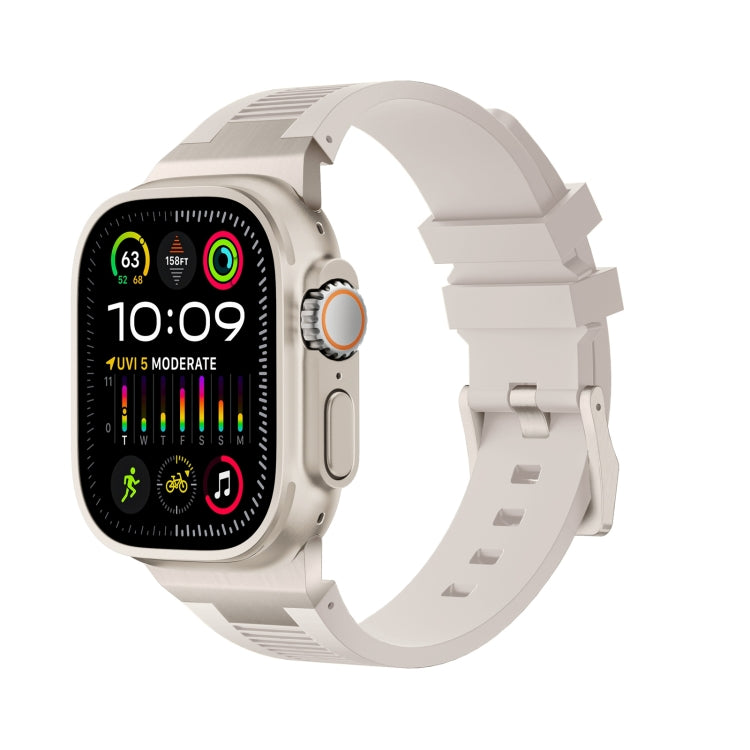 Loners液体シリコンウォッチバンド、Apple Watch SE 2023 44mm用、Apple Watch Ultra 2 49mm用、Apple Watch Series 9 45mm用