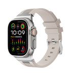 Loners液体シリコンウォッチバンド、Apple Watch SE 2023 44mm用、Apple Watch Ultra 2 49mm用、Apple Watch Series 9 45mm用