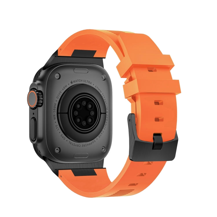 Loners液体シリコンウォッチバンド、Apple Watch Ultra 49mm用、Apple Watch Series 8 45mm用、Apple Watch SE 2022 44mm用