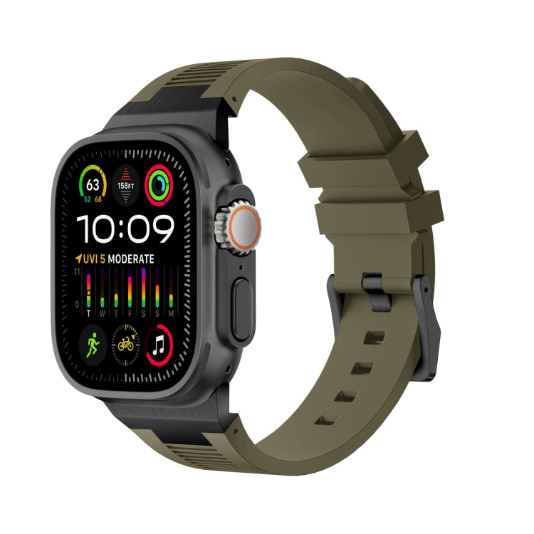 Loners液体シリコンウォッチバンド、Apple Watch Ultra 49mm用、Apple Watch Series 8 45mm用、Apple Watch SE 2022 44mm用