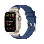 Loners液体シリコンウォッチバンド、Apple Watch Ultra 49mm用、Apple Watch Series 8 45mm用、Apple Watch SE 2022 44mm用