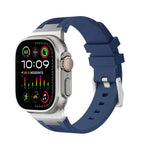 Loners液体シリコンウォッチバンド、Apple Watch Ultra 49mm用、Apple Watch Series 8 45mm用、Apple Watch SE 2022 44mm用