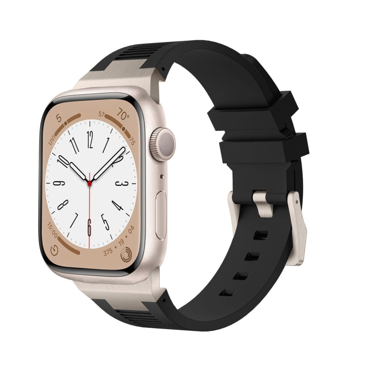 Loners液体シリコンウォッチバンド、Apple Watch Series 7 45mm用、Apple Watch SE 44mm用、Apple Watch Series 6 44mm用