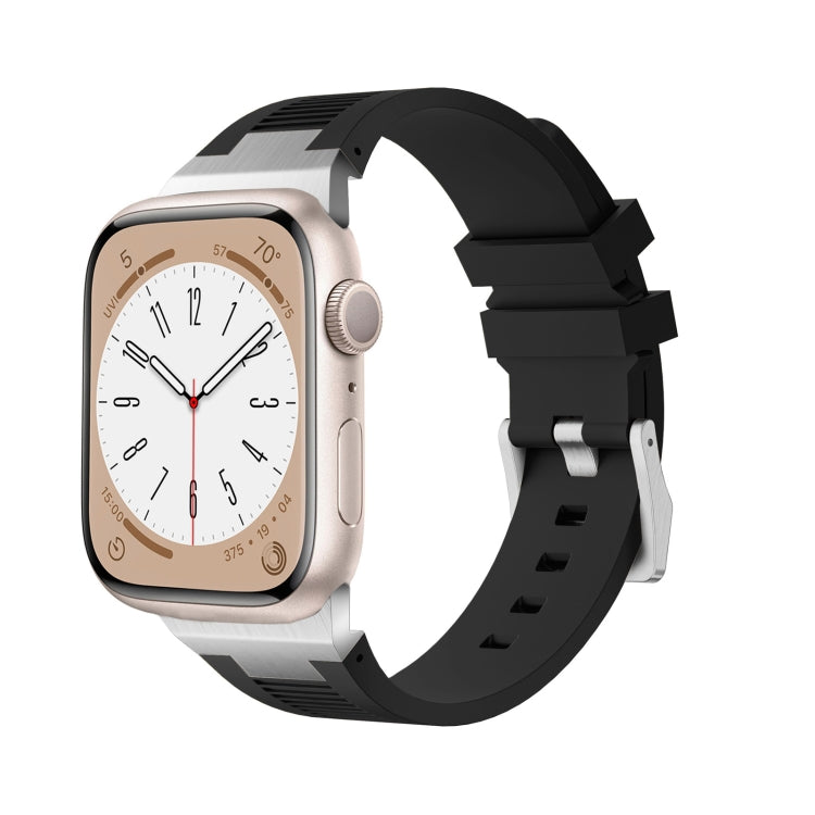 Loners液体シリコンウォッチバンド、Apple Watch Series 7 45mm用、Apple Watch SE 44mm用、Apple Watch Series 6 44mm用