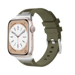 Loners液体シリコンウォッチバンド、Apple Watch Series 7 45mm用、Apple Watch SE 44mm用、Apple Watch Series 6 44mm用
