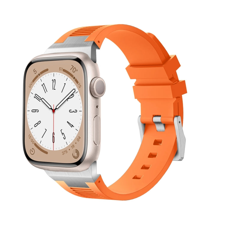 Loners液体シリコンウォッチバンド、Apple Watch Series 7 45mm用、Apple Watch SE 44mm用、Apple Watch Series 6 44mm用