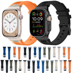 Loners液体シリコンウォッチバンド、Apple Watch Series 7 45mm用、Apple Watch SE 44mm用、Apple Watch Series 6 44mm用