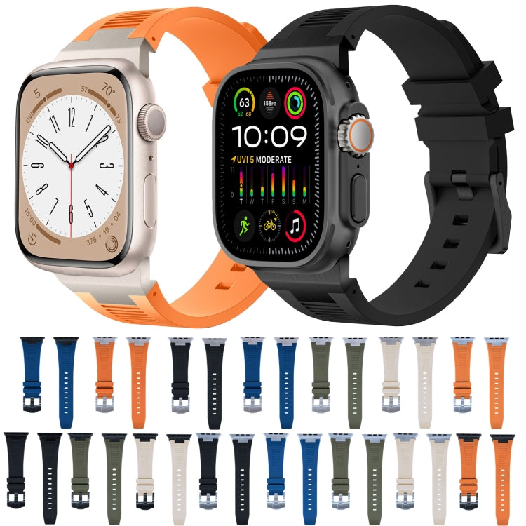 Loners液体シリコンウォッチバンド、Apple Watch Series 5 44mm用、Apple Watch Series 4 44mm用、Apple Watch Series 3 42mm用