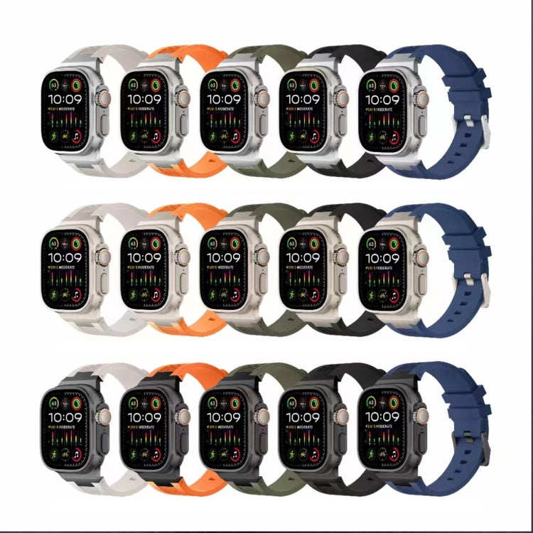 Loners液体シリコンウォッチバンド、Apple Watch Ultra 49mm用、Apple Watch Series 8 45mm用、Apple Watch SE 2022 44mm用