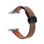 スリム磁気バックル本革ウォッチバンド、Apple Watch 38mm用
