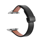 スリム磁気バックル本革ウォッチバンド、Apple Watch 38mm用
