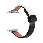 スリム磁気バックル本革ウォッチバンド、Apple Watch 38mm用