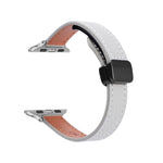 スリム磁気バックル本革ウォッチバンド、Apple Watch 38mm用
