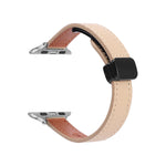 スリム磁気バックル本革ウォッチバンド、Apple Watch 38mm用