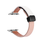 スリム磁気バックル本革ウォッチバンド、Apple Watch 38mm用