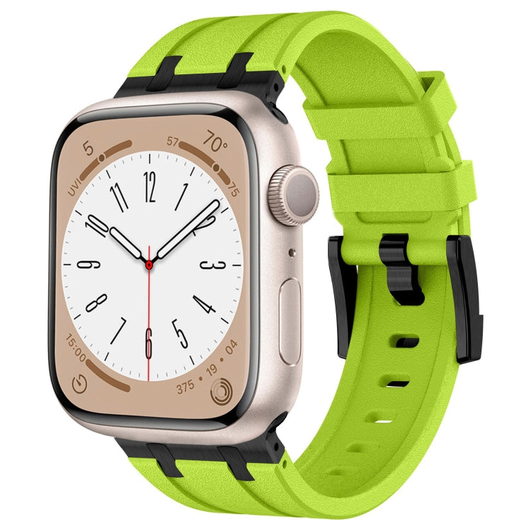 ストーングレイン液体シリコンウォッチバンド、Apple Watch SE 2023 44mm用、Apple Watch Ultra 2 49mm用、Apple Watch Series 9 45mm用、Apple Watch Ultra 49mm用