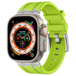 ストーングレイン液体シリコンウォッチバンド、Apple Watch SE 2023 44mm用、Apple Watch Ultra 2 49mm用、Apple Watch Series 9 45mm用、Apple Watch Ultra 49mm用