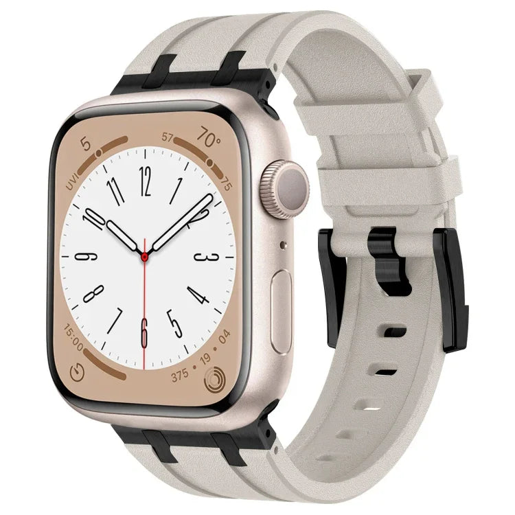 ストーングレイン液体シリコンウォッチバンド、Apple Watch Series 2 42mm用、Apple Watch 42mm用