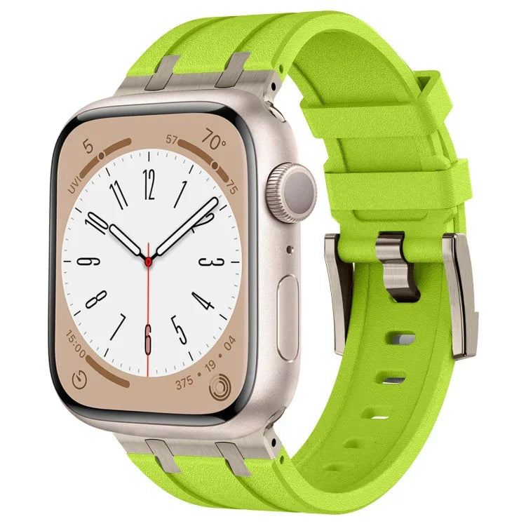 ストーングレイン液体シリコンウォッチバンド、Apple Watch Series 2 42mm用、Apple Watch 42mm用