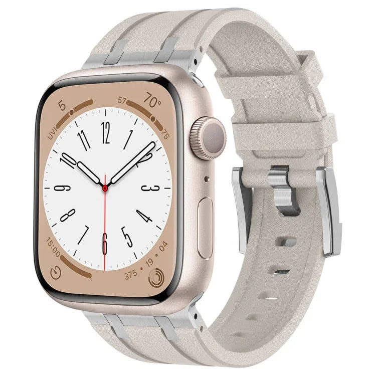 ストーングレイン液体シリコンウォッチバンド、Apple Watch Series 2 42mm用、Apple Watch 42mm用