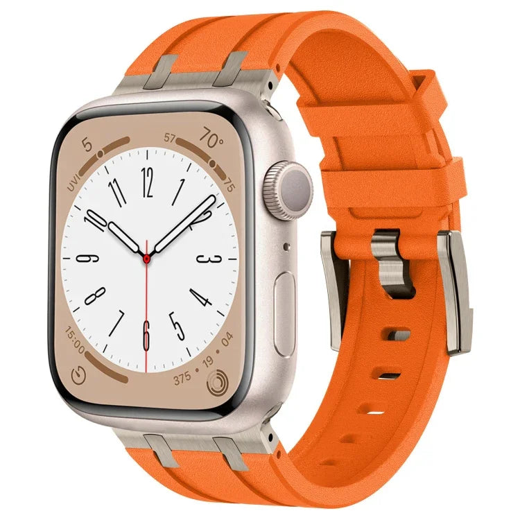 ストーングレイン液体シリコンウォッチバンド、Apple Watch Series 2 42mm用、Apple Watch 42mm用