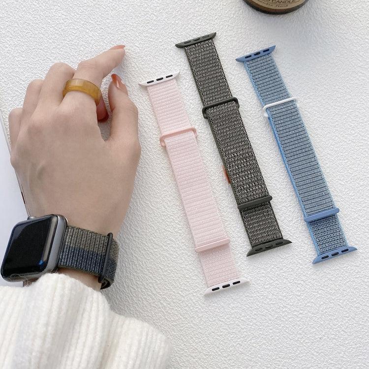 デュアルフック＆ループナイロンウォッチバンド、Apple Watch 38mm用