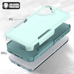 2-in-1 PC + TPUスマホケース、iPhone 16用、iPhone 15 Pro Max用、iPhone 15 Pro用、iPhone 15 Plus用、iPhone 15用、iPhone SE 2022 / 2020 / 8 / 7 / 6用、iPhone X / XS用、iPhone XR用