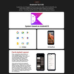 HOTWAV T7 頑丈スマホ、6280mAh、6.52インチ Android 13 MT8788 オクタコア、ネットワーク：4G、OTG、4GB+128GB