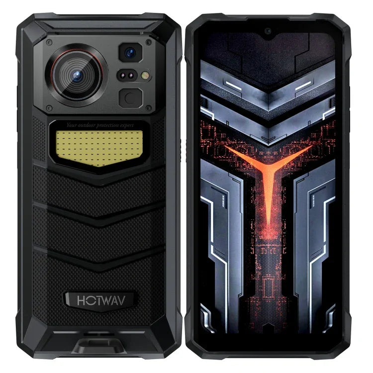 HOTWAV W11 頑丈スマホ、ナイトビジョン、20800mAh、6.6インチ Android 13 MT8788 オクタコア、ネットワーク：4G、OTG、通話録音、6GB+256GB