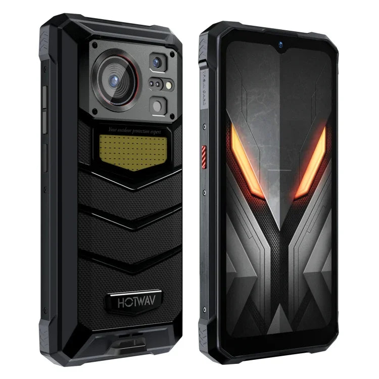 HOTWAV W11 頑丈スマホ、ナイトビジョン、20800mAh、6.6インチ Android 13 MT8788 オクタコア、ネットワーク：4G、OTG、通話録音、6GB+256GB