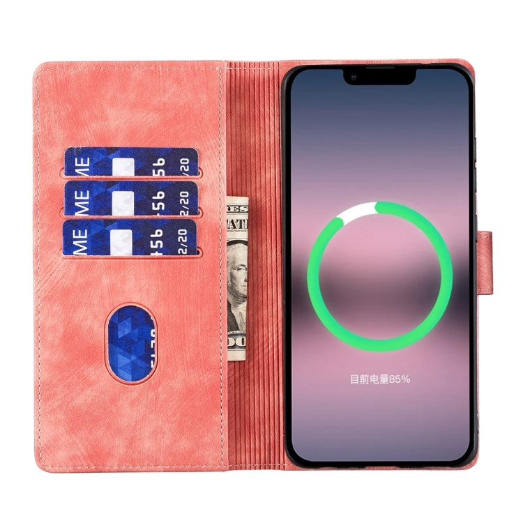 ペンハート猫型エンボスレザースマホケース、iPhone 13 mini用、iPhone 12用、iPhone 12 Pro Max用、iPhone 12 Pro用、iPhone 12 mini用、iPhone 11 Pro Max用、iPhone 11用、iPhone 11 Pro用