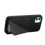 D04カーフテクスチャーデュアルカードスロットホルダーフォンケース、iPhone 11用、iPhone 11 Pro用、iPhone X / XS用、iPhone XR用、iPhone XS Max用、iPhone 7 Plus / 8 Plus用