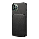 D04カーフテクスチャーデュアルカードスロットホルダーフォンケース、iPhone 11用、iPhone 11 Pro用、iPhone X / XS用、iPhone XR用、iPhone XS Max用、iPhone 7 Plus / 8 Plus用
