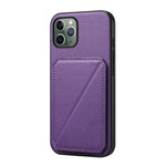 D04カーフテクスチャーデュアルカードスロットホルダーフォンケース、iPhone 11用、iPhone 11 Pro用、iPhone X / XS用、iPhone XR用、iPhone XS Max用、iPhone 7 Plus / 8 Plus用