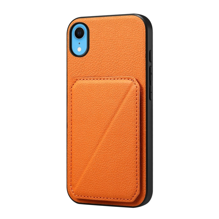 D04カーフテクスチャーデュアルカードスロットホルダーフォンケース、iPhone 11用、iPhone 11 Pro用、iPhone X / XS用、iPhone XR用、iPhone XS Max用、iPhone 7 Plus / 8 Plus用