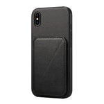 D04カーフテクスチャーデュアルカードスロットホルダーフォンケース、iPhone 11用、iPhone 11 Pro用、iPhone X / XS用、iPhone XR用、iPhone XS Max用、iPhone 7 Plus / 8 Plus用