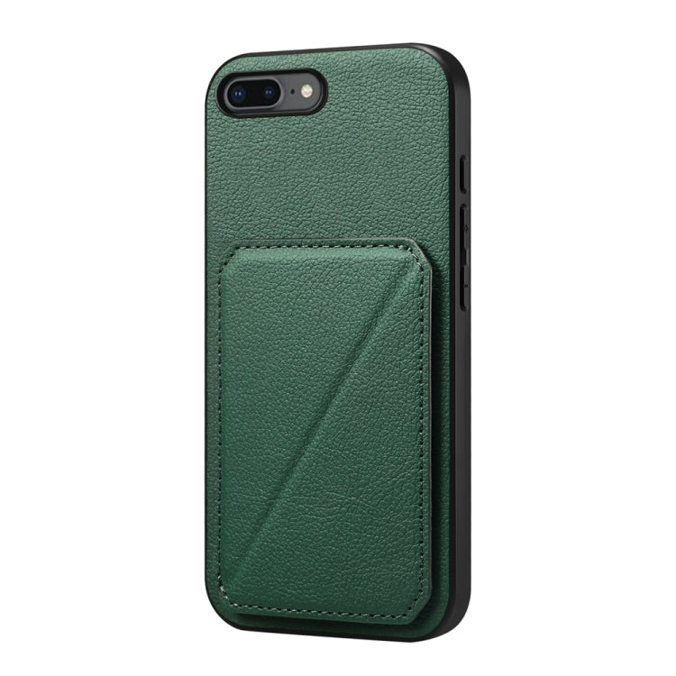 D04カーフテクスチャーデュアルカードスロットホルダーフォンケース、iPhone 11用、iPhone 11 Pro用、iPhone X / XS用、iPhone XR用、iPhone XS Max用、iPhone 7 Plus / 8 Plus用