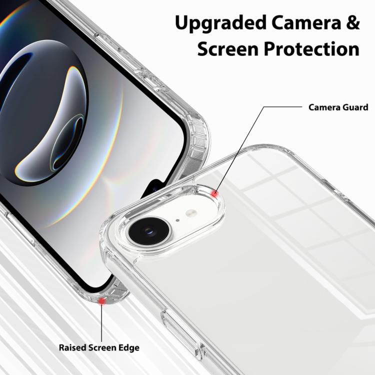 傷防止アクリルTPU電話ケース、iPhone 17e / 16e用、iPhone 17 Pro Max用、iPhone 17 Pro用、iPhone 17用、iPhone Air用、iPhone 16 Pro Max用、iPhone 16 Pro用、iPhone 16 Plus用、iPhone 16用