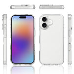 傷防止アクリルTPU電話ケース、iPhone 17e / 16e用、iPhone 17 Pro Max用、iPhone 17 Pro用、iPhone 17用、iPhone Air用、iPhone 16 Pro Max用、iPhone 16 Pro用、iPhone 16 Plus用、iPhone 16用