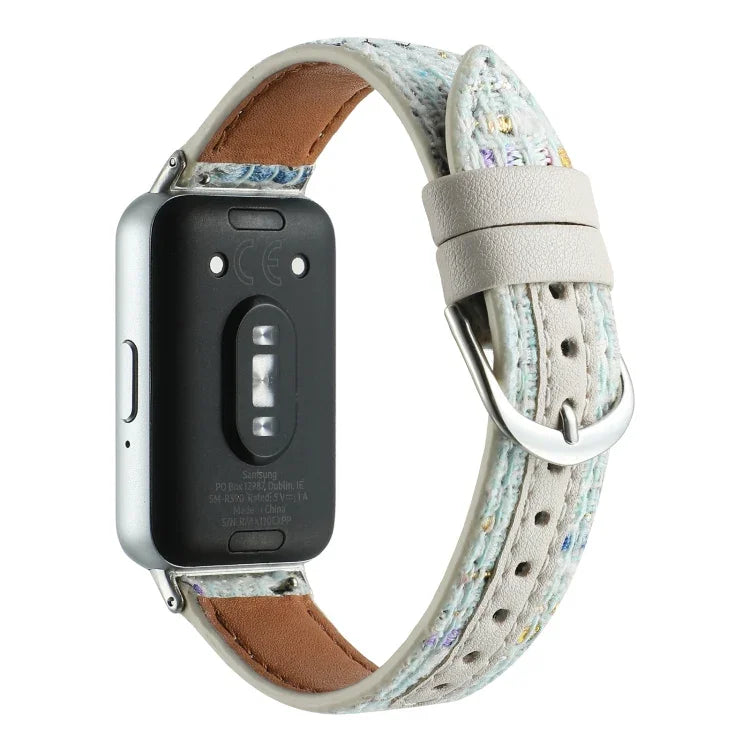 ウールレザーウォッチバンド、Samsung Galaxy Fit 3用