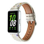 ウールレザーウォッチバンド、Samsung Galaxy Fit 3用