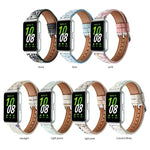 ウールレザーウォッチバンド、Samsung Galaxy Fit 3用