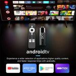 LEMFO DQ10 Allwinner H618 クアッドコア ARM Cortex A53 8K HD Android TVスティック、2GB+16GB