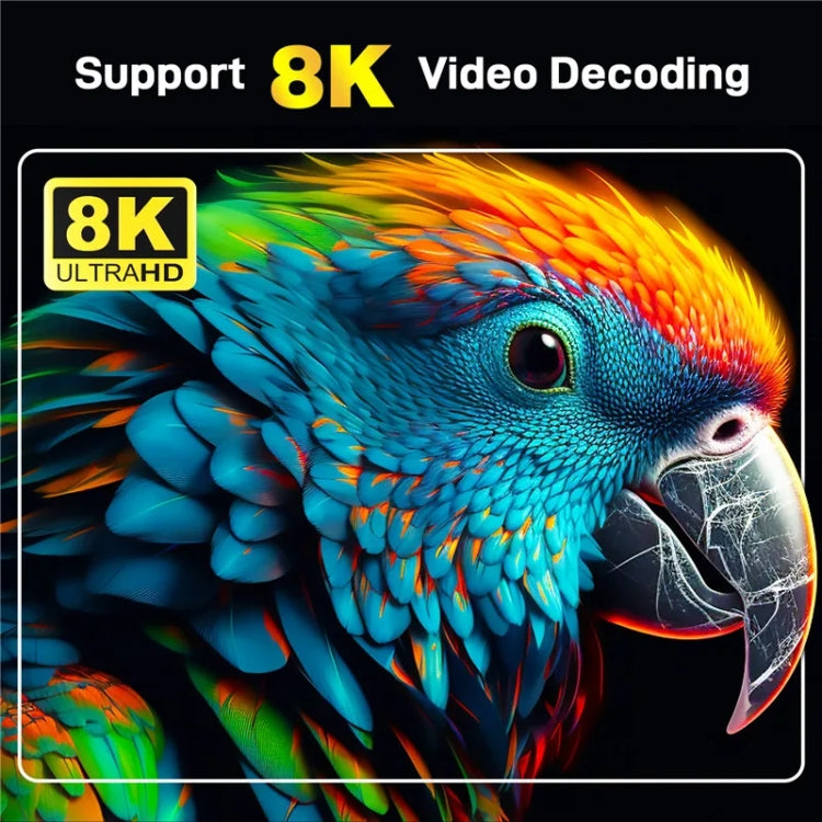 LEMFO DQ10 Allwinner H618 クアッドコア ARM Cortex A53 8K HD Android TVスティック、2GB+16GB