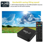MXQ Pro RK3228A クアッドコアCPU 4K HD ネットワークセットトップボックス、2GB+16GB